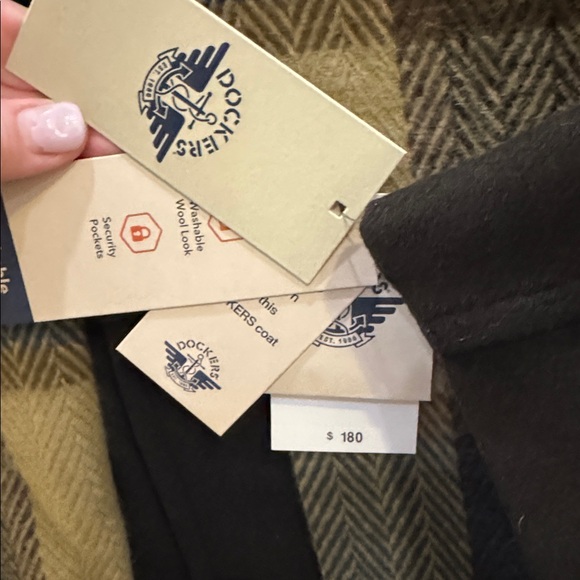 NWT Dockers men’s black dress coat - Picture 2 of 10